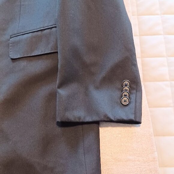 Sean John Fine Tailoring Men Tall 2-Piece black suit Jacket 42XL/Pants 38W X 34L - Picture 3 of 16